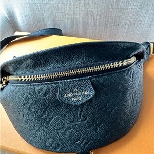 Louis Vuitton Black Monogram Empreinte Bumbag